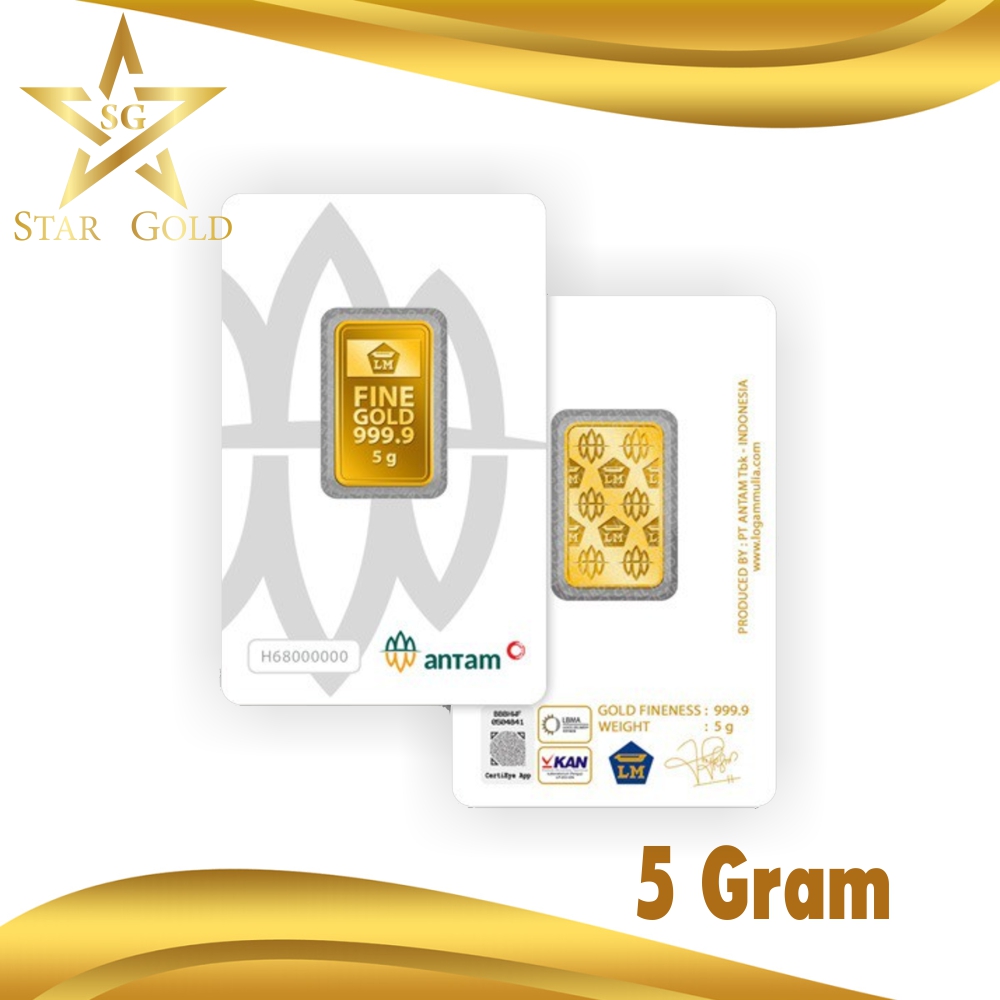 Emas Batangan Antam 5 Gram